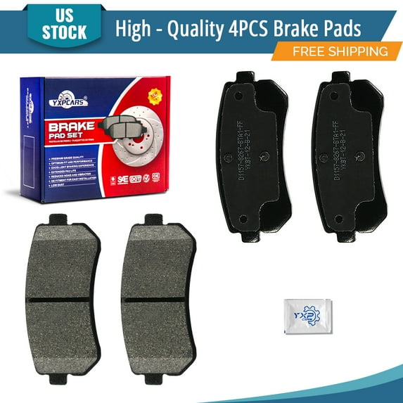 YXPCARS BD1157: 4PCS Rear Ceramic Brake Pads for Kia Forte/Forte5/Forte Koup Cadenza Sportage Hyundai Sonata Tucson Elantra