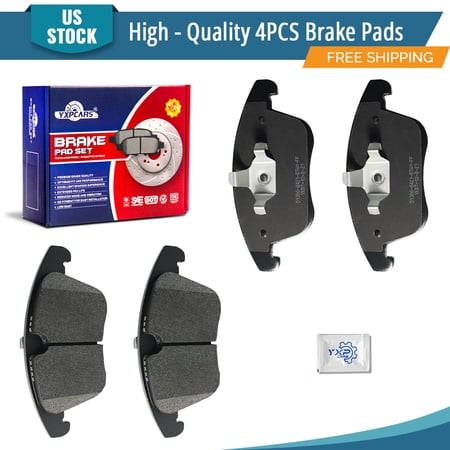 YXPCARS BD1306: 4PCS Front Ceramic Brake Pads Set for Volvo S60 S80 V60 V70 XC70 Land Rover LR2 Range Rover Evoque