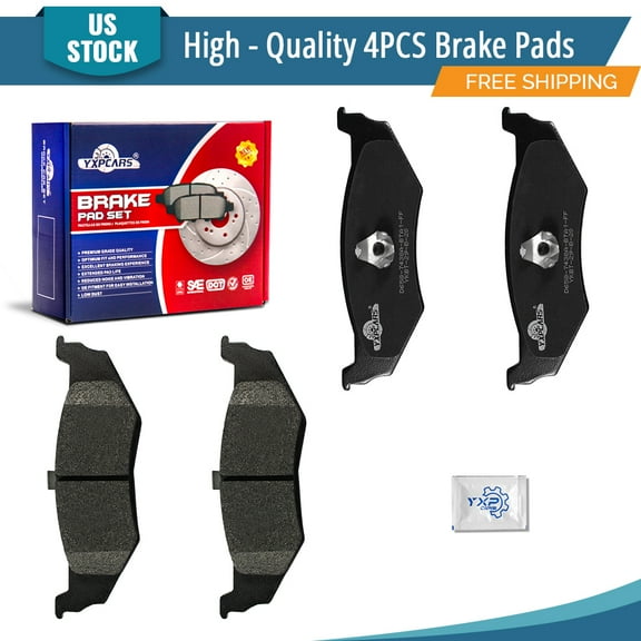 YXPCARS D658: 4PCS Ceramic Brake Pads(Rear) for Chrysler PT Cruiser Sebring 300M Concorde Intrepid Dodge Stratus Neon