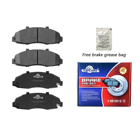YXPCARS D679: 4PCS Ceramic Brake Pads(Front) for Ford F-150/F-150 Heritage Lincoln Blackwood