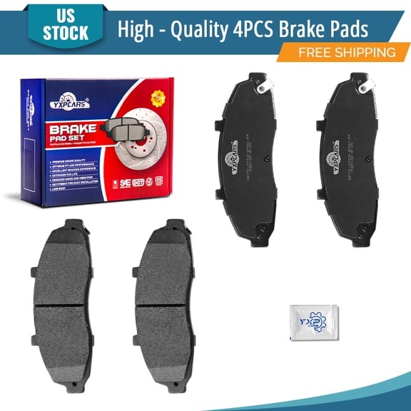 YXPCARS D679: 4PCS Ceramic Brake Pads(Front) for Ford F-150/F-150 Heritage Lincoln Blackwood