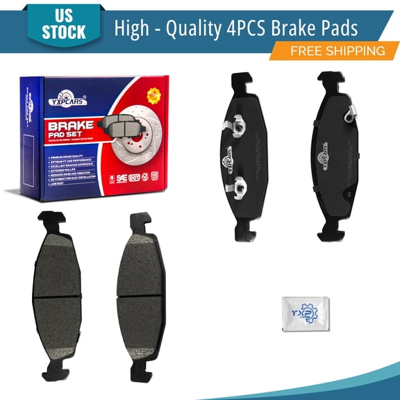 YXPCARS D790: 4PCS Front Ceramic Brake Pads for Jeep Grand Cherokee 1999-2002 Models w/ATE/Teves Calipers