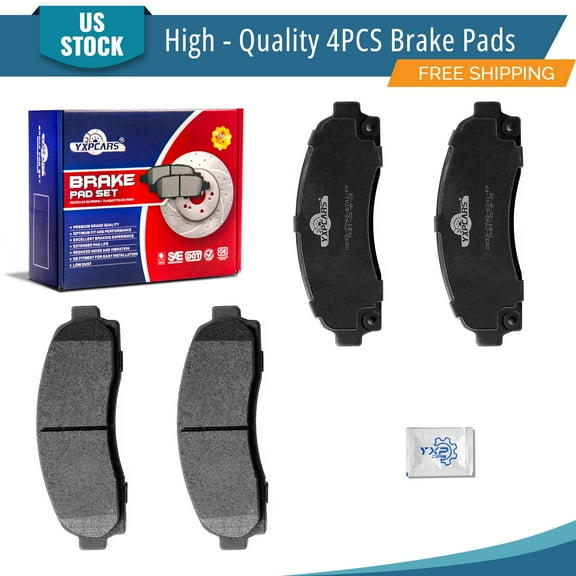 YXPCARS D833: 4PCS Front Ceramic Brake Pads