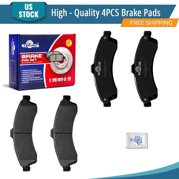 YXPCARS D882: 4PCS Ceramic Brake Pads, Front Pads for Buick Rainier Chevrolet SSR Trailblazer/Trailblazer EXT GMC Envoy/Envoy XL/Envoy XUV Isuzu Ascender Oldsmobile Bravada Saab 9-7x