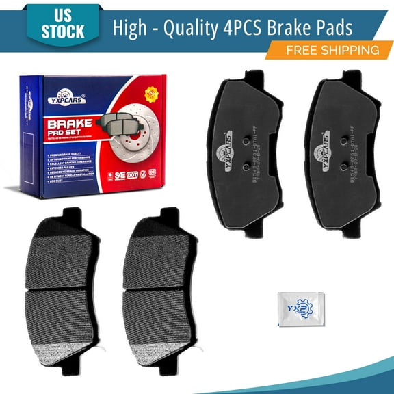 YXPCARS Front Ceramic Brake Pads (D1543), Brake Pads Set for Hyundai Elantra 2011-2016 Kia Forte Koup 2014-2016