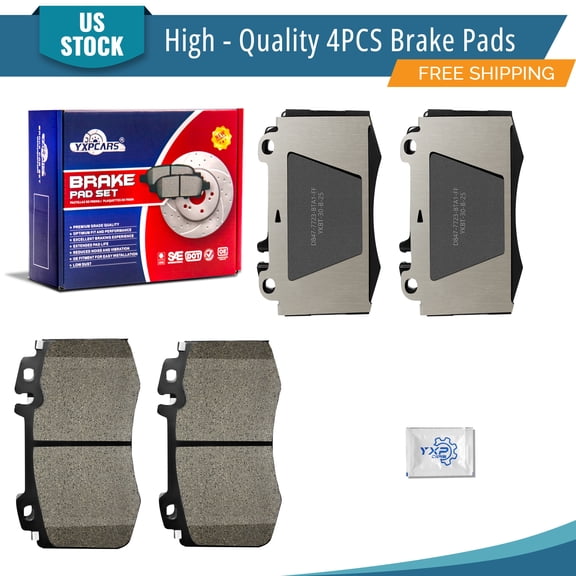 YXPCARS Front Ceramic Brake Pads (D847), Brake Pads Set for Mercedes - Benz S430 S500 E500 CLK500 SL500 CL500