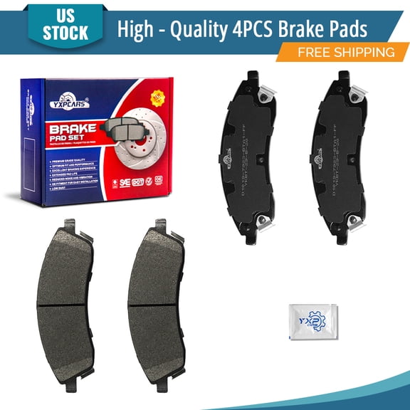 YXPCARS Front Ceramic Brake Pads (P-1412), Brake Pads Set for 2010-2016 Volvo XC60 2003-2014 XC90