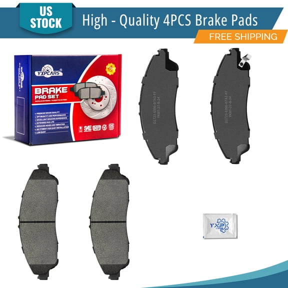YXPCARS Front Ceramic Brake Pads (P-1723), Brake Pads Set for 2014 - 2020 Acura MDX 2016 - 2022 Honda Pilot 2017 - 2022 Ridgeline All Models