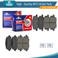 thumbnail image 1 of YXPCARS Front & Rear Ceramic Brake Pads (1811, 1809), Brake Pads Set for 2016-2021 Fiat 500X 2015-2022 Jeep Renegade All Engine, 1 of 7