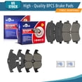 thumbnail image 1 of YXPCARS Front Rear Ceramic Brake Pads (P-1406, P-1341), Brake Pads Set for 2009-2015 Mercedes-Benz GLK250 GLK350, 1 of 7