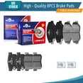 thumbnail image 1 of YXPCARS Front Rear Ceramic Brake Pads (P-958, P-537), Brake Pads Set for 2003 2004 2005 2006 2007 Honda Accord 2.4L, 1 of 7