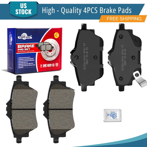 YXPCARS Rear Ceramic Brake Pads (P-2306), Brake Pads Set for 2020 2021 2022 - 2024 Nissan Sentra