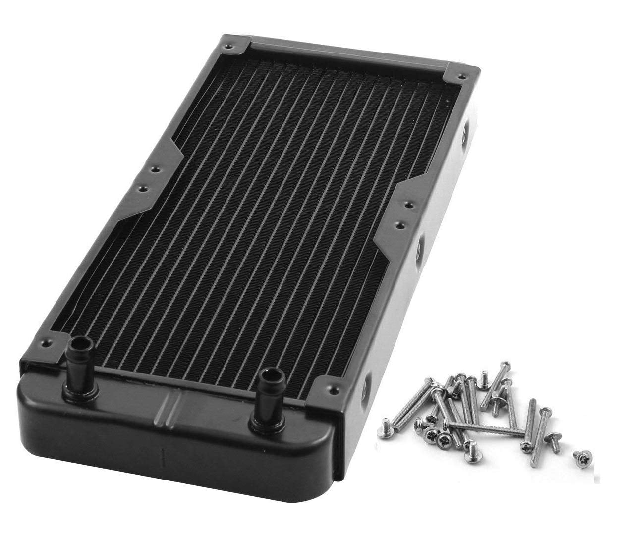 YXQ 18 Pipe Aluminum RRF12 Computer Radiator Heat Exchanger 270mm x ...