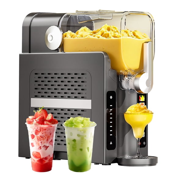 YXSC Professional 6-in-1 Slushie Machine & Soft Serve Slushie Maker for Home, 70oz, Smart Touch Control with Adjustable Thickness, RapidChill No Ice Needed, Auto-Clean, Margaritas, Frapps, Shakes