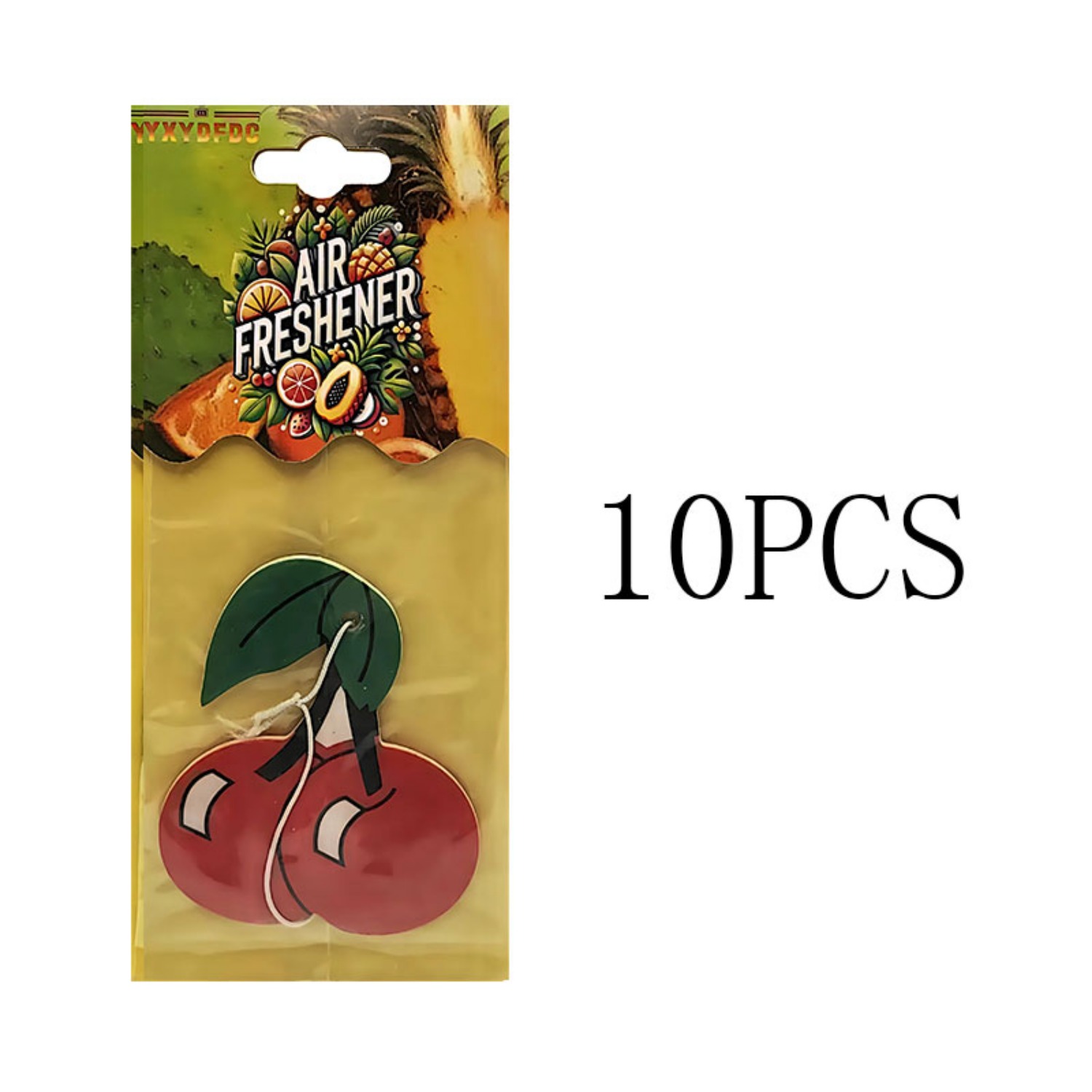 YXYDFDC 5-40Pcs Fruits Car Air Freshener Car Interior Accessories Hanging Paper Home Bathroom Freshener Car Hanging Decoration Vanilla Perfume Natural Scented Tea Paper