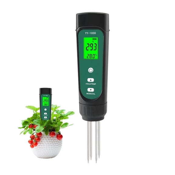 YY-1000 3 In 1 Soil EC Temperature Meter Moisture Tester Potted Gardening Agricultural Measuring Tool Conductivity Meter
