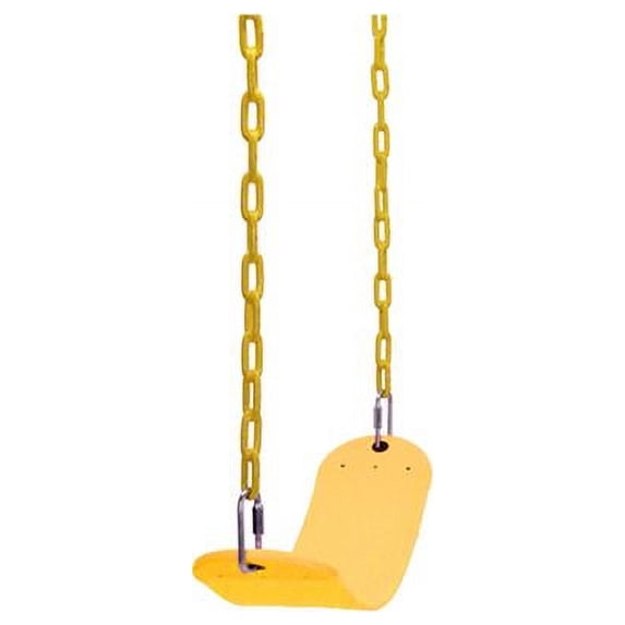 YY 60" Heavy Duty Swing Seat Set Replacement Swings Slides Gyms Outdoor - 660lb Weight Capacity Yellow