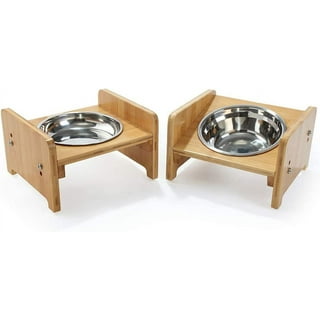 Pets Stop Pets Stop RDB14-XL Tray Top Elevated Dog Bowl - Extra