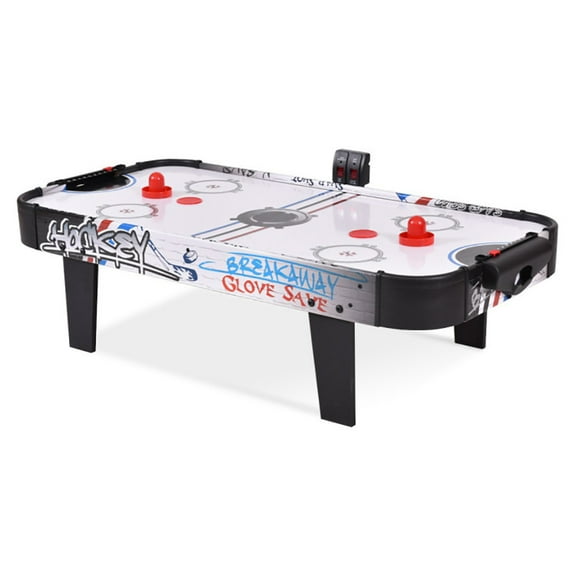 YYAo 42 Inch Air Powered Hockey Table Top Scoring 2 Pushers