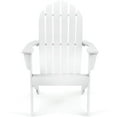 thumbnail image 1 of YYAo Adirondack Chair, Outdoor Reclining Chair,Acacia Wood Outdoor Adirondack Chair with Ergonomic Design-White, 1 of 11