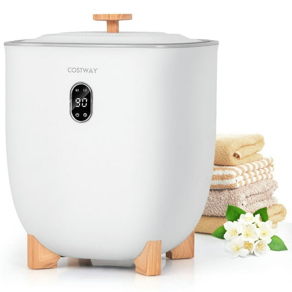 YYAo Apartments Dryer, Laundry Dryer, 25L Towel Warmer Bucket with 2 Temperature Settings and Auto Shut Off-White