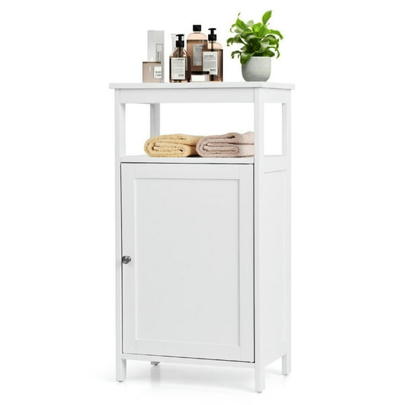 YYAo Bathroom Storage Cabinet, Toilet Storage Cabinet, Floor Cabinet Multifunction Storage Rack Organizer Stand