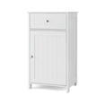 thumbnail image 1 of YYAo Bathroom Storage Cabinet, Toilet Storage Cabinet, Single Door Bathroom Cabinet with Adjustable Shelf and Drawer, 1 of 7