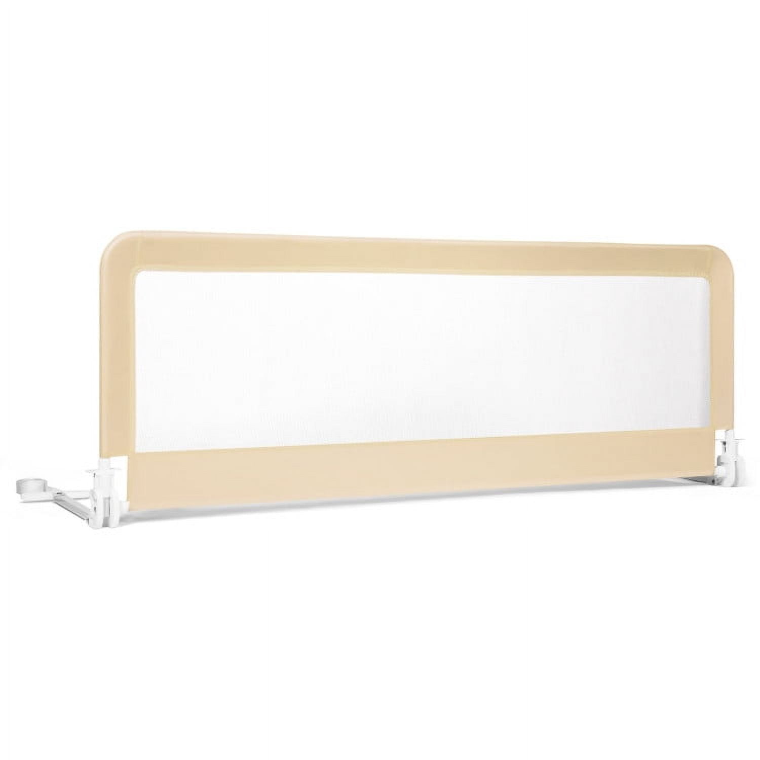 YYAo Bed Guard Rails,Bed Fence,Bed Gate for Baby,59 Inch Folding Breathable Baby Bed Rail Guard with Safety Strap-Beige YYAo Bed Guard Rails,Bed Fence,Bed Gate for Baby,59 Inch Folding Breathable Baby Bed Rail Guard with Safety Strap-Beige