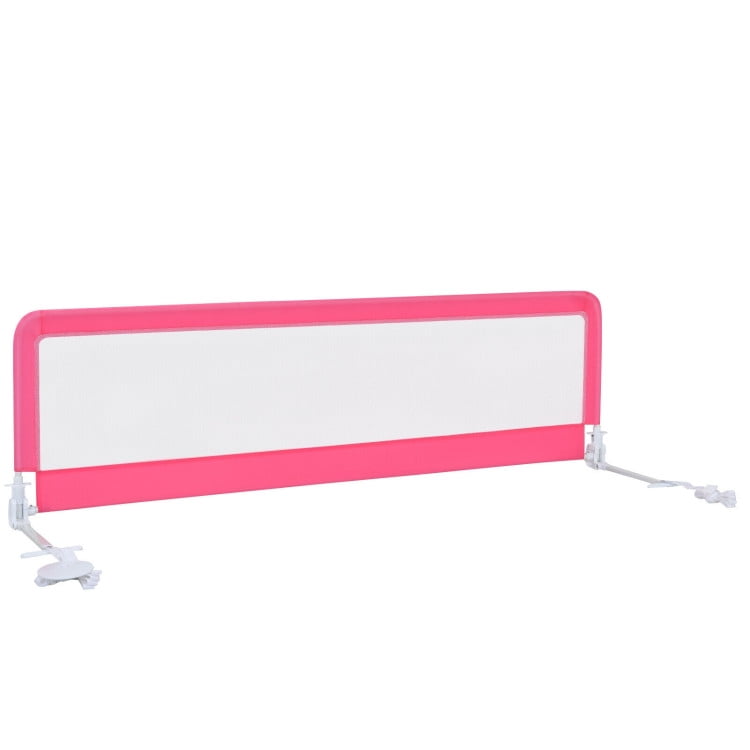 YYAo Bed Guard Rails,Bed Fence,Bed Gate for Baby,71 Inch Extra Long Swing Down Bed Guardrail with Safety Straps-Pink YYAo Bed Guard Rails,Bed Fence,Bed Gate for Baby,71 Inch Extra Long Swing Down Bed Guardrail with Safety Straps-Pink