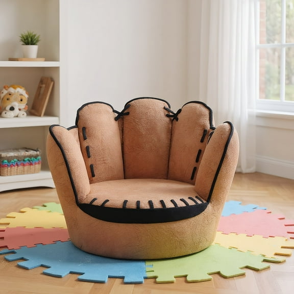 YYAo Childrens Sofa,Children Sofa Lazy Sofa,Household Five Fingers Baseball Glove Shaped Kids Leisure Upholstered Sofa