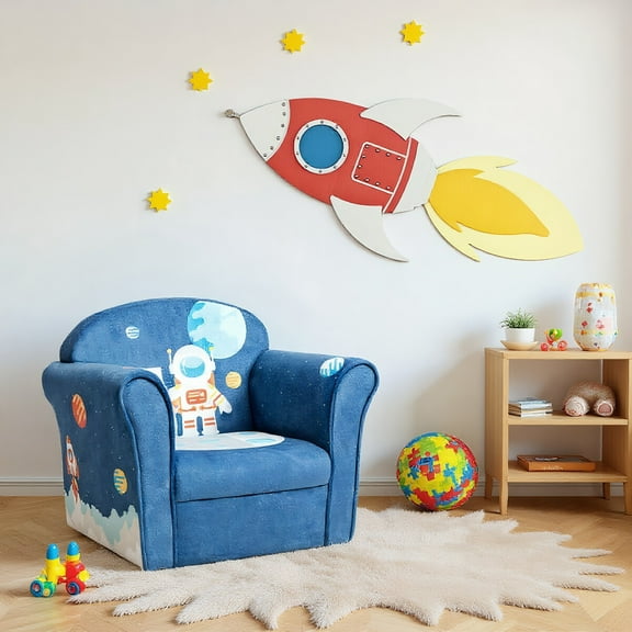 YYAo Childrens Sofa,Children Sofa Lazy Sofa,Kids Astronaut Armrest Upholstered Couch