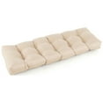thumbnail image 1 of YYAo Deep Seat Cushion, Water Resistant Chair Cushions,Indoor Outdoor Tufted Bench Cushion with Soft PP Cotton-Beige, 1 of 7