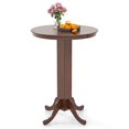 thumbnail image 1 of YYAo Dining Table, Kitchen Table, Dining Room Table,Wood Pub Round Dining Table with Pedestal Base, 1 of 10
