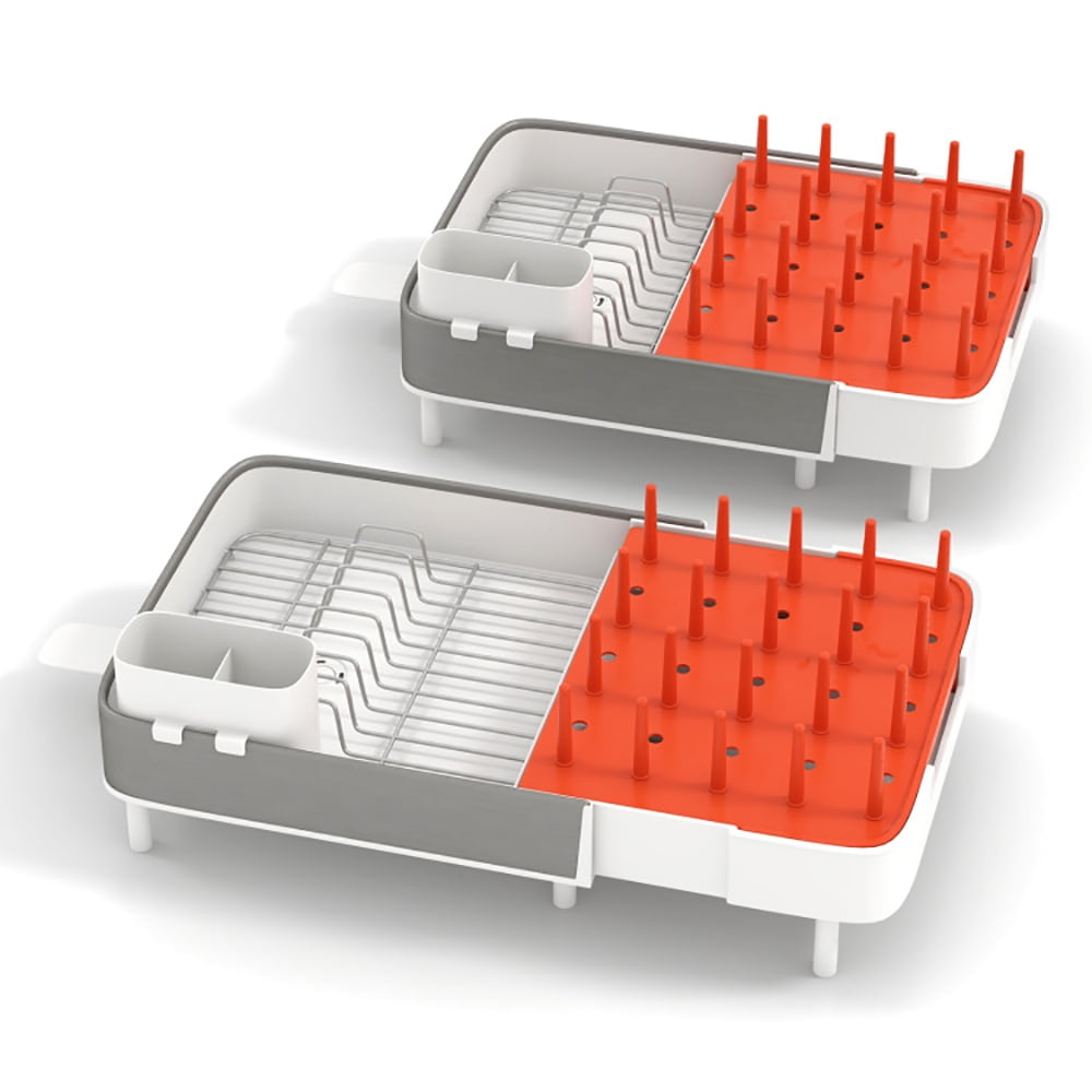 YYAo Dish Drying Rack, Dish Drainer, Kitchen Dish Organizer,Expandable ...
