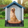YYAo Dog Houses Pet House,33 Inch Large Plastic Dog House, Indoor