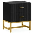 thumbnail image 1 of YYAo End Table, Night Stand,2-Drawer Nightstand, Modern Bedside End Table with Storage, 1 of 5