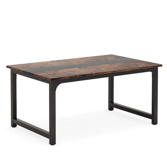 YYAo Gaming Desk, Computer Desk,Simple Conference Table, Rectangular Meeting Table Computer Desk,Brown