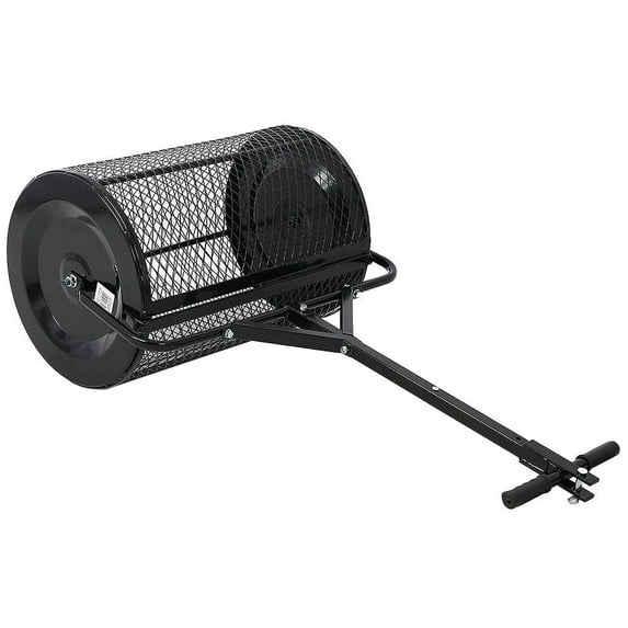 YYAo Garden Care Manure Spreaders,Peat Moss Spreader 36inch,Compost Spreader Metal Mesh,2 in 1 ATV and T shaped Handle for planting seeding