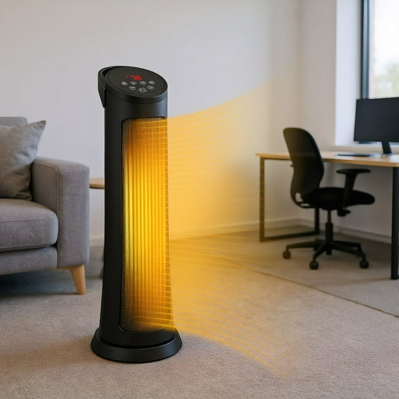 YYAo Heaters, Indoor Heating Machine,1500W PTC Fast Heating Space Heater with Remote Control