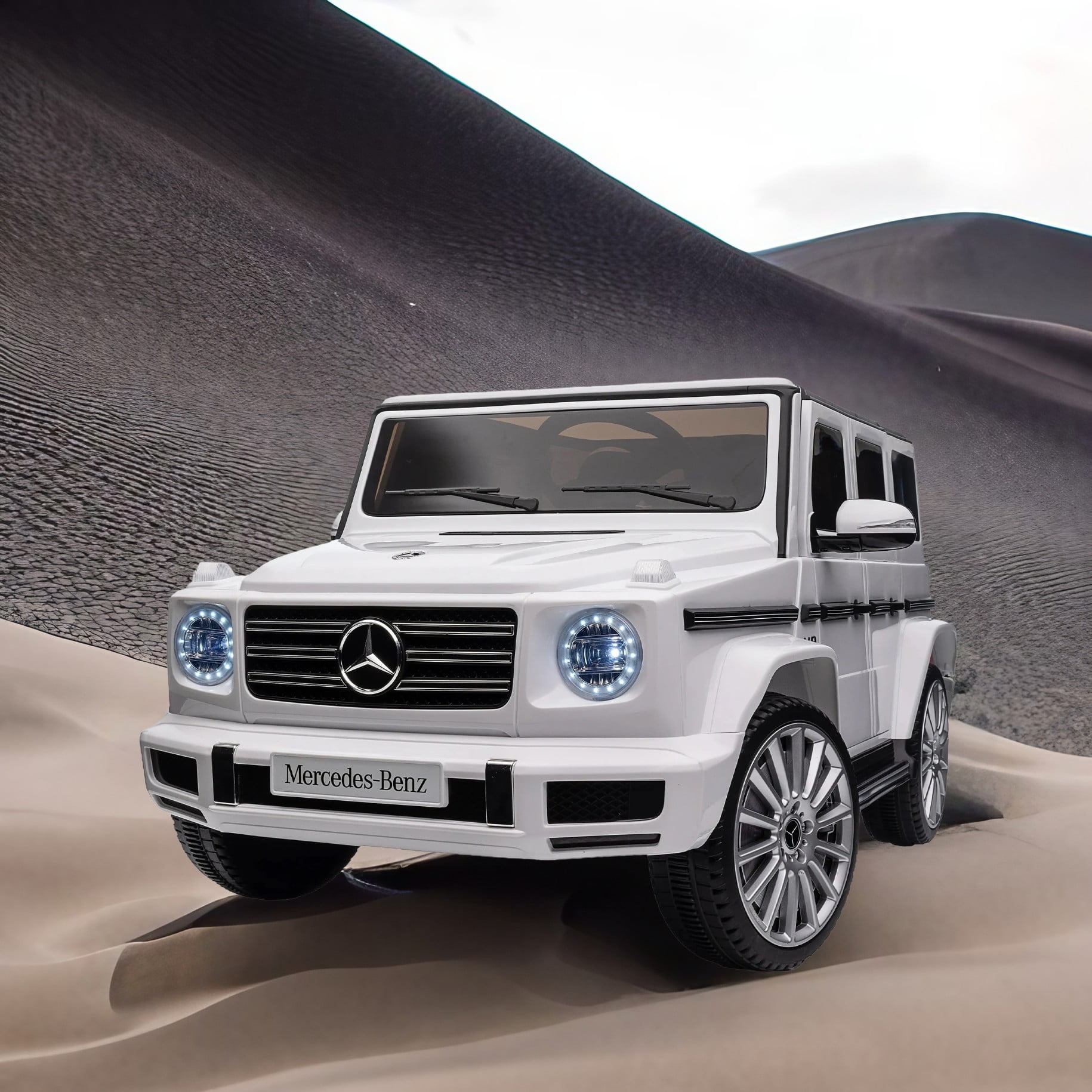 YYAo Kids Ride On Car, Licensed Mercedes-Benz G500, 24V Kids Car with Parent Remote Control, Electric Car for Kids, 3 Speeds, LED Headlight & Music Player, Black YYAo Kids Ride On Car, Licensed Mercedes-Benz G500, 24V Kids Car with Parent Remote Control, Electric Car for Kids, 3 Speeds, LED Headlight & Music Player, Black