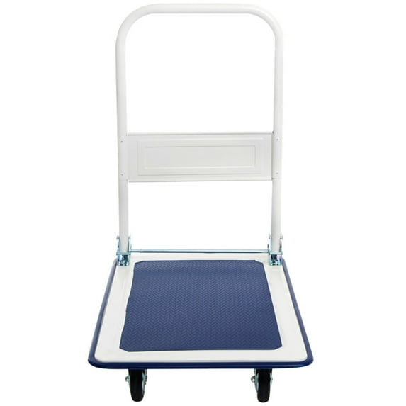 YYAo Lawn Cart, Outdoor Yard Cart Truck, 330 lbs Platform Cart Dolly Foldable Warehouse Push Hand Truck