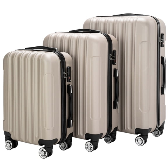 YYAo Luggage Set, Suitcase Set, Travel Luggage,3-In-1 Multifunctional Large Capacity Traveling Storage Suitcase Luggage Set Champagne
