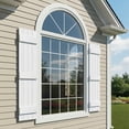 thumbnail image 1 of YYAo Plantation Shutters with Premium Board and Batten, Shutter with Three Horizontal Rails and Easy Mount for Farmhouse, Home Office, Living Room, Bedroom, White(14"*59"), 1 of 7
