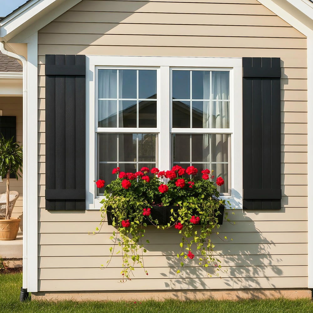 YYAo Plantation Shutters with Premium Board and Batten, Shutter with ...