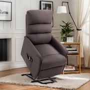 YYAo Power Lift Recliner,Power Lift Assist Recliner Chair for Elderly with Remote Control, Brown