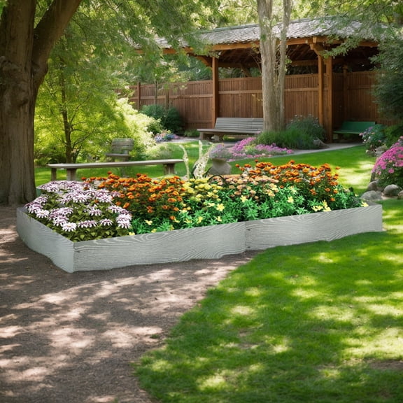 YYAo Raised Garden Bed,Outdoor Planter Box,6-Pack 20 FT Galvanized Metal Landscape Edging for Lawn Yard