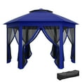 thumbnail image 1 of YYAo Shade Shelter, Outdoor Gazebo,13' x 13' Pop Up Gazebo Hexagonal Canopy Shelter with 6 Zippered Mesh Netting, 1 of 11