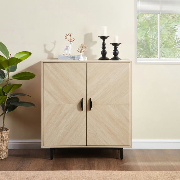YYAo Sideboard Cabinet, Coffee Bar Cabinet,Storage Cabinet with Doors, Modern Accent Cabinet,Wood Grain Decoratio Buffet Sideboards