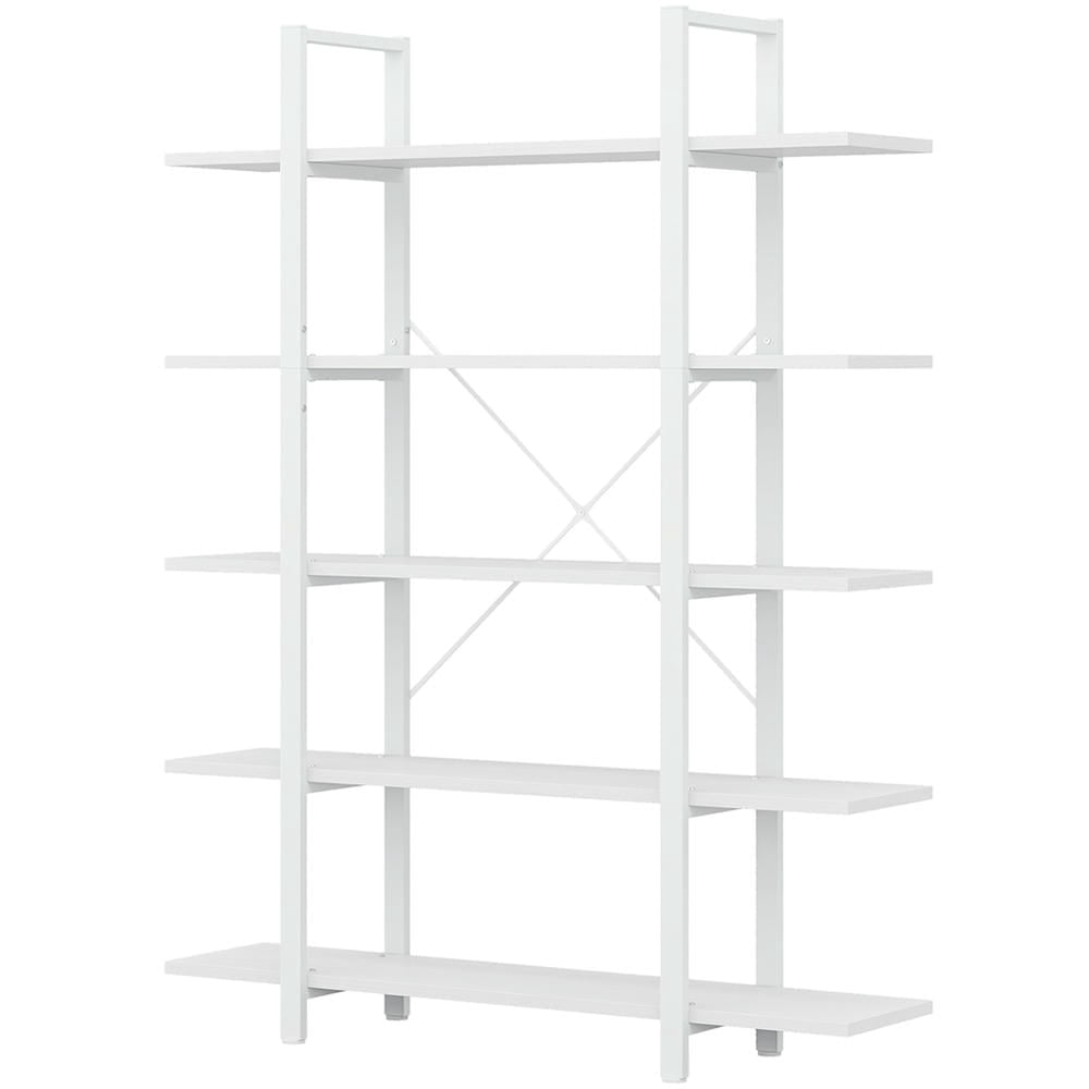 YYAo Storage Organizer Bookcase, Display Rack Shelves,5-Tier Bookshelf ...