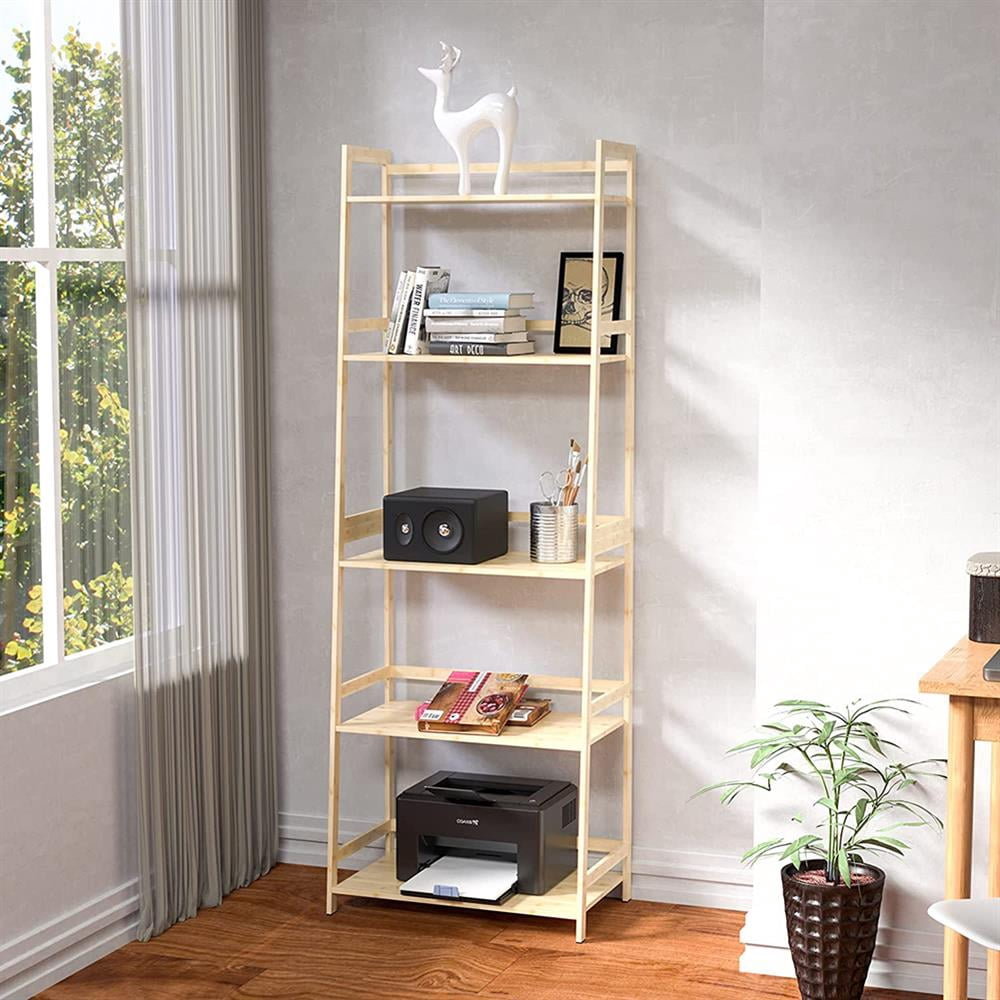 YYAo Storage Organizer Bookcase, Display Rack Shelves,Bookshelf, Ladder ...
